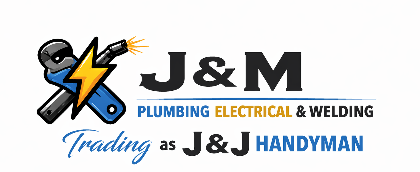 J & M Plumbing Electrical and Welding Logo